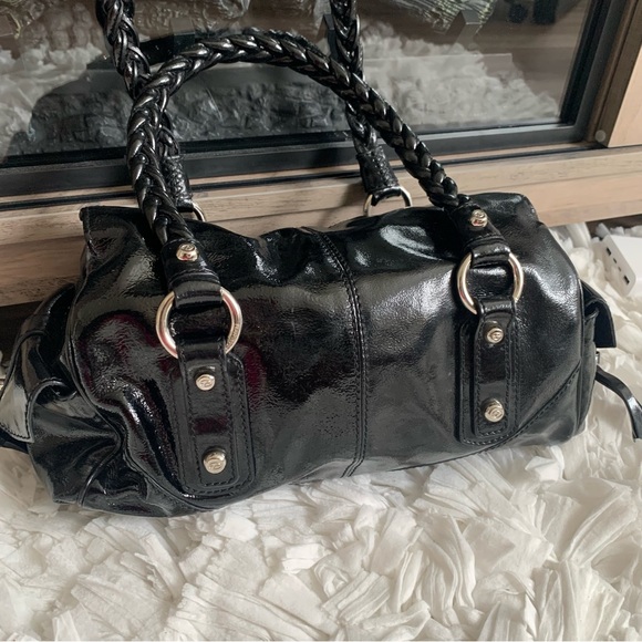 Francesco Biasia Handbag Patent Cowhide Leather - Picture 4 of 9